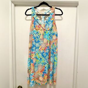 SpunkWear Chesapeake Dress in South Beach Size XL Preppy razor back Tropical